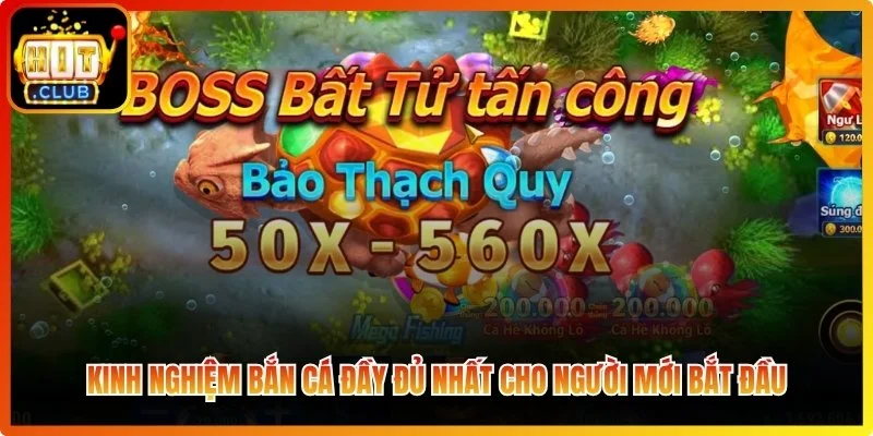 Kinh nghiệm bắn cá đầy đủ nhất cho người mới bắt đầu