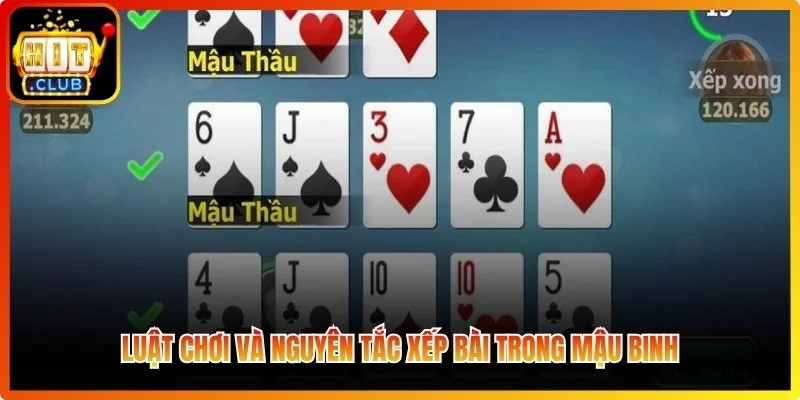 Luật chơi và nguyên tắc xếp bài trong Mậu Binh