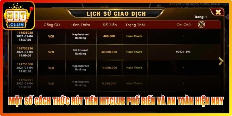 Rút Tiền Hitclub - Hướng Dẫn Quy Trình Giao Dịch Nhanh Chóng