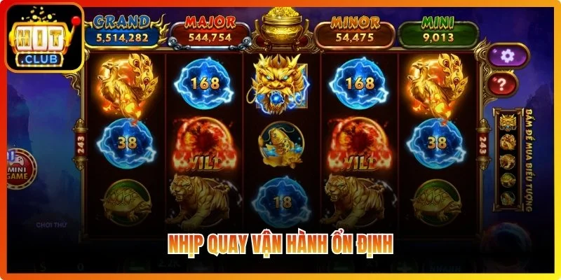 Nhịp quay vận hành ổn định