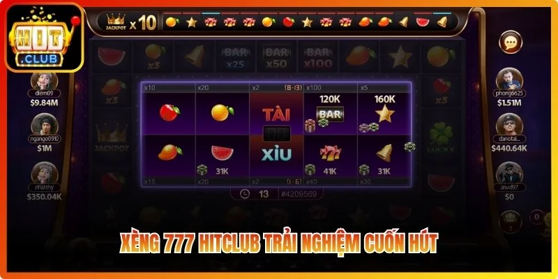 Xèng 777 Hitclub - Sảnh Quay Thưởng Hấp Dẫn Cho Game Thủ